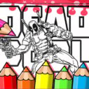 Deadpool Coloring Book 7 deadpool coloring book